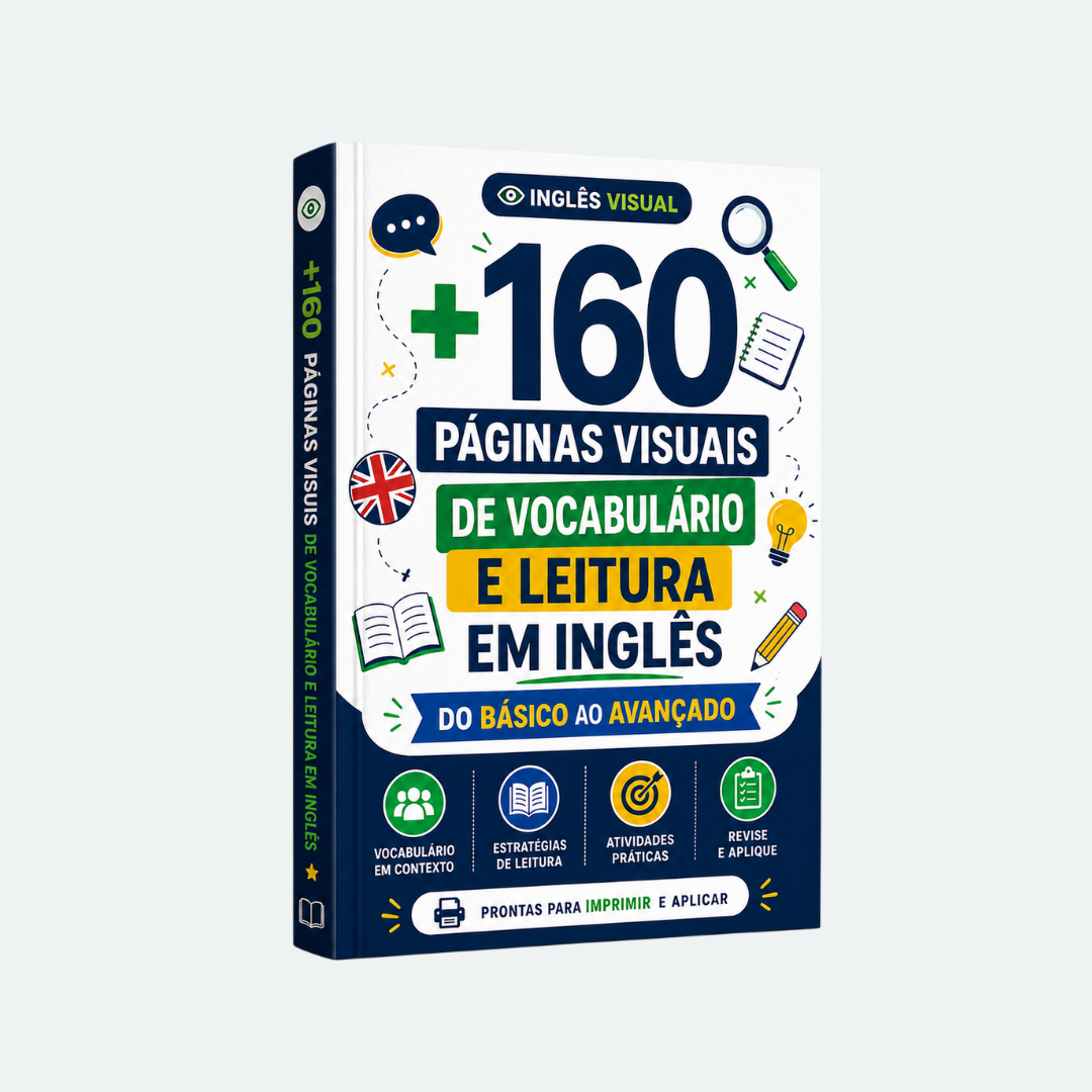 Vocabulário e Leitura em Inglês Visual — plano básico